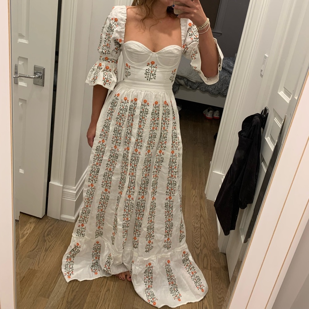 AGUA BY AGUA BENDITA Cedro Maxi Dress S SOLD OUT ONLINE